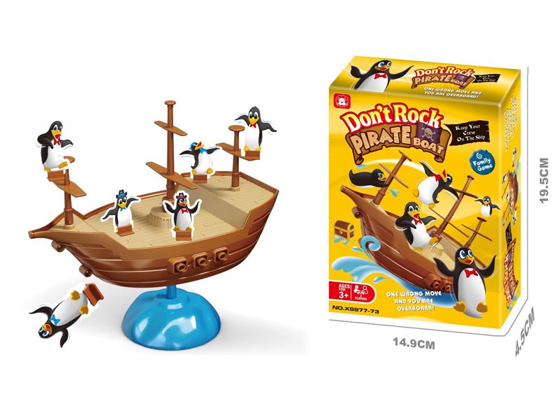 Penguin Pirate Ship Game toys