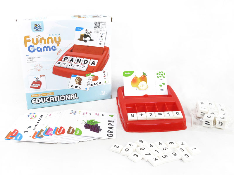 2in1 Alphabet Game Console toys