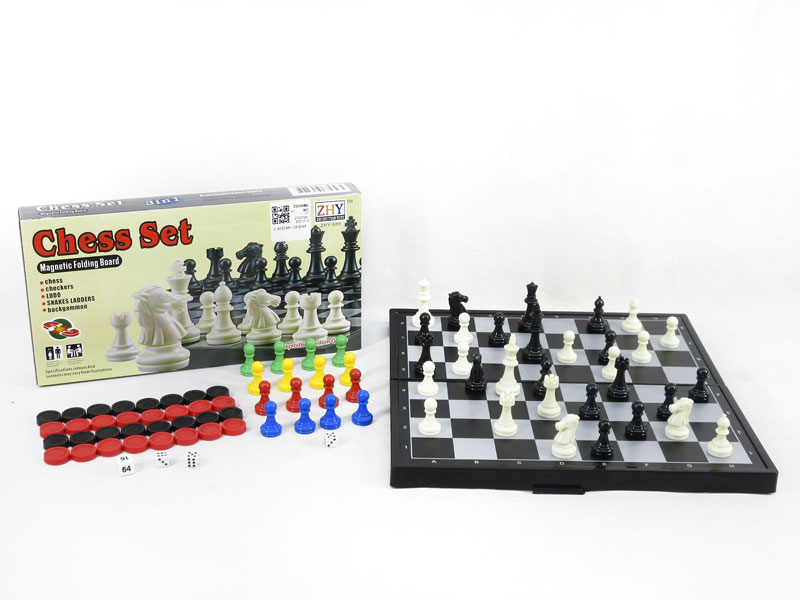 3in1 Magnetic Chess & Chess & Checkers toys