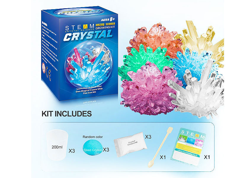 Crystal Planting And Growth Science Experiment(3in1) toys