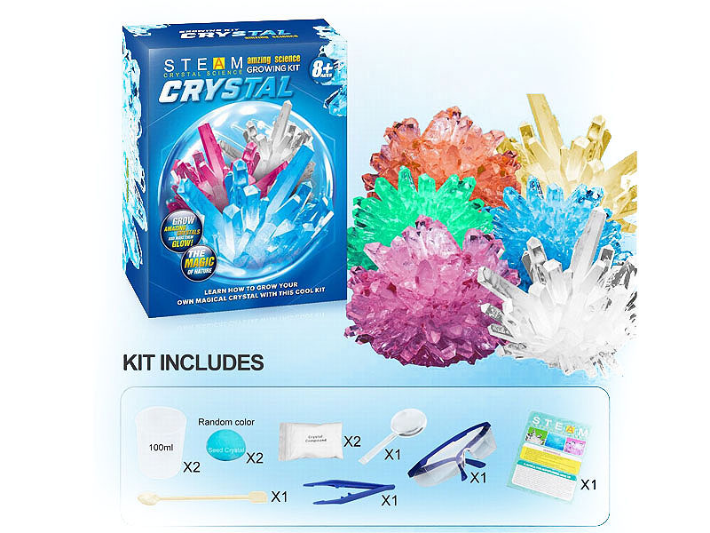 Crystal Planting And Growth Science Experiment(2in1) toys