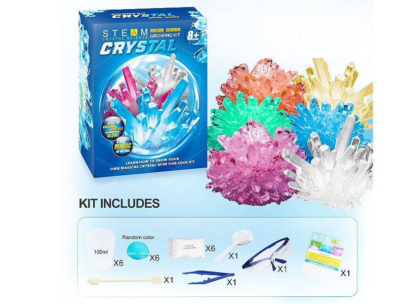 Crystal Planting And Growth Science Experiment(6in1) toys