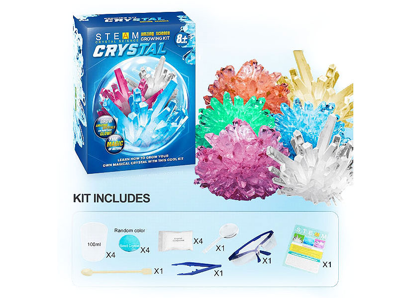 Crystal Planting And Growth Science Experiment(4in1) toys