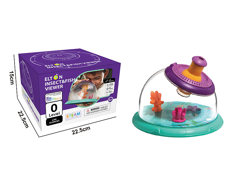 Russian Elton Multifunctional Animal Observation Bucket Small Fish Tank toys