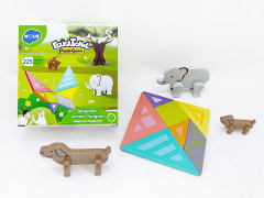 Magnetic Animal Tangram toys