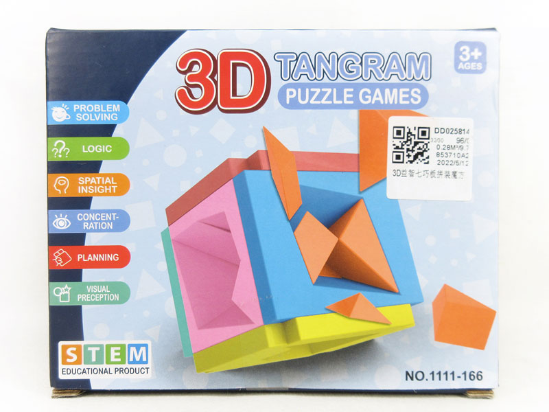 3D Tangram Puzzle Games toys