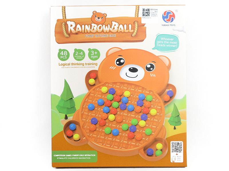 Rainbow Ball Funny Matching Game toys