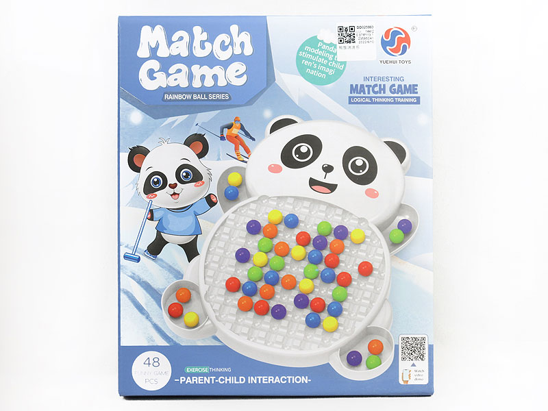 Rainbow Ball Funny Matching Game toys