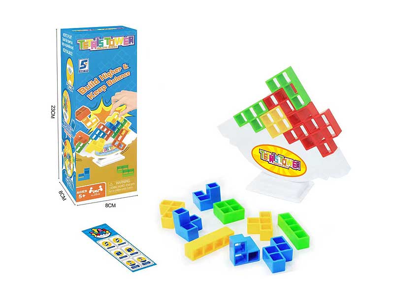 Tetris Pile Up Tower(16PCS) toys