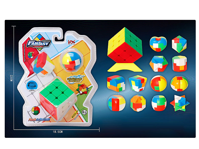 5.7cm Magic Cube & Lu Bansuo(3in1) toys