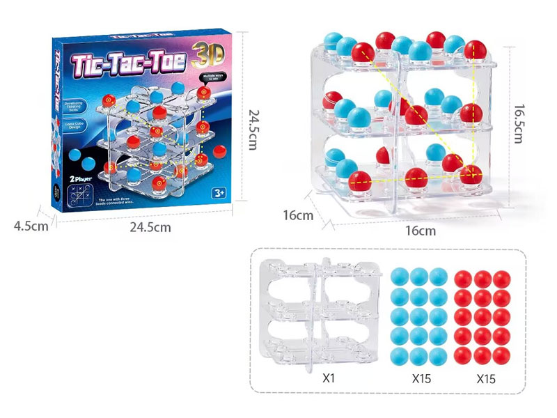 3D TIC-TAC-TOE toys