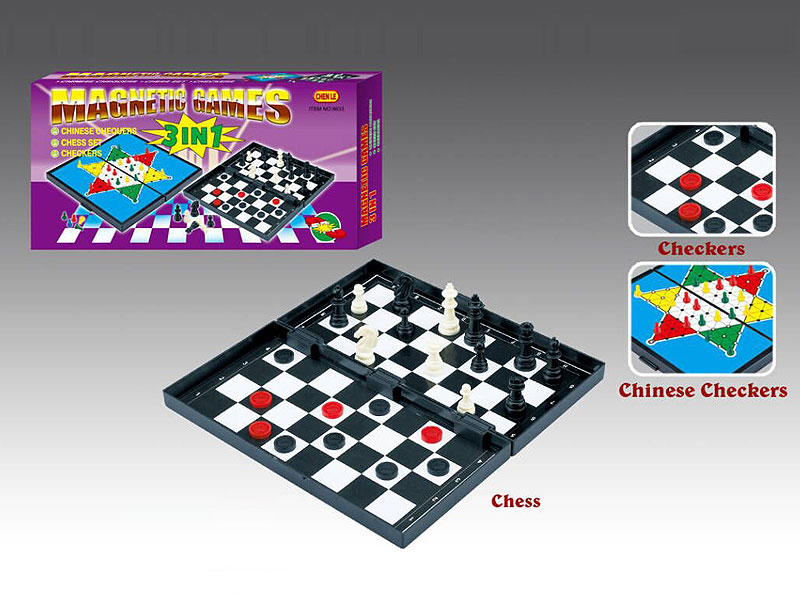 3in1 Magnetism Chess Game toys