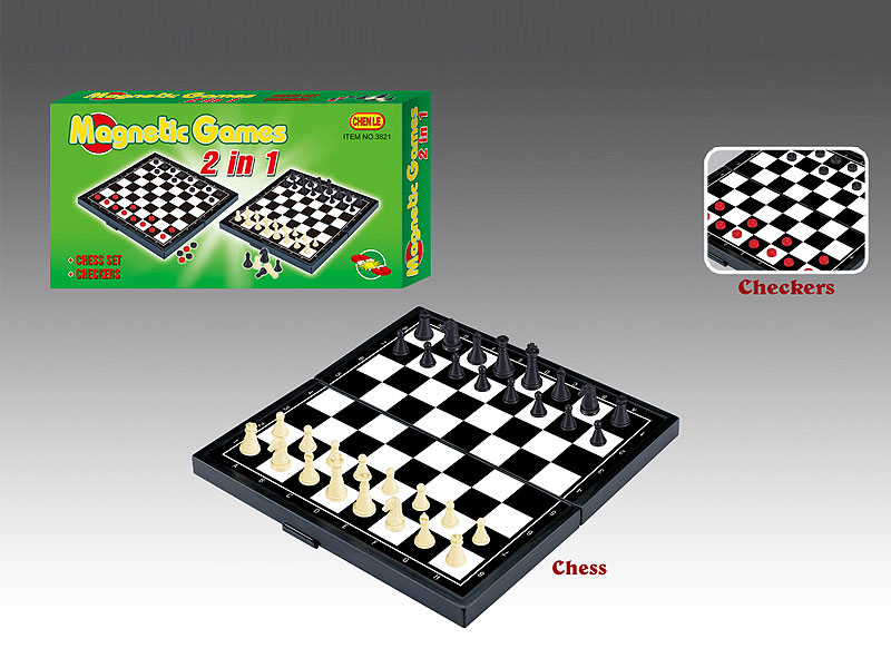 2in1 Magnetism Chess Game toys