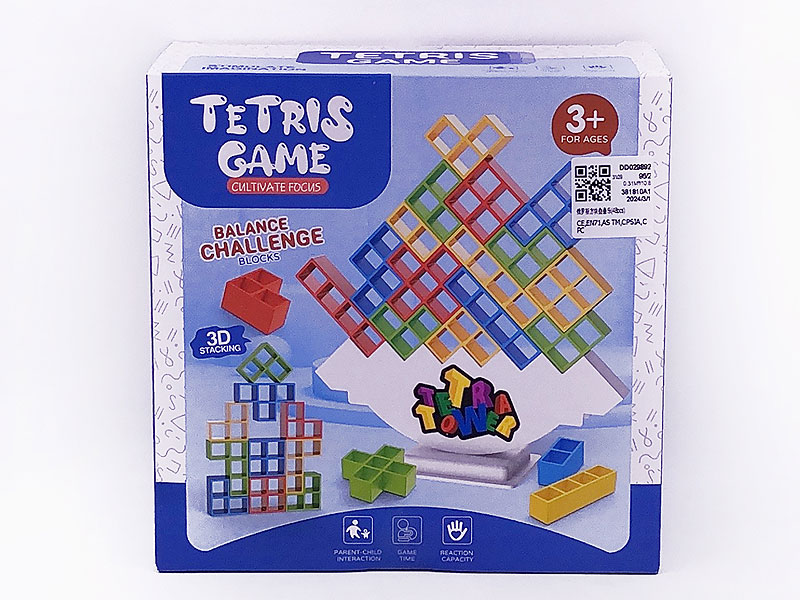 Tetris Pile Up Tower(48pcs) toys