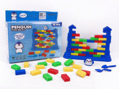 Penguin Push Bricks toys