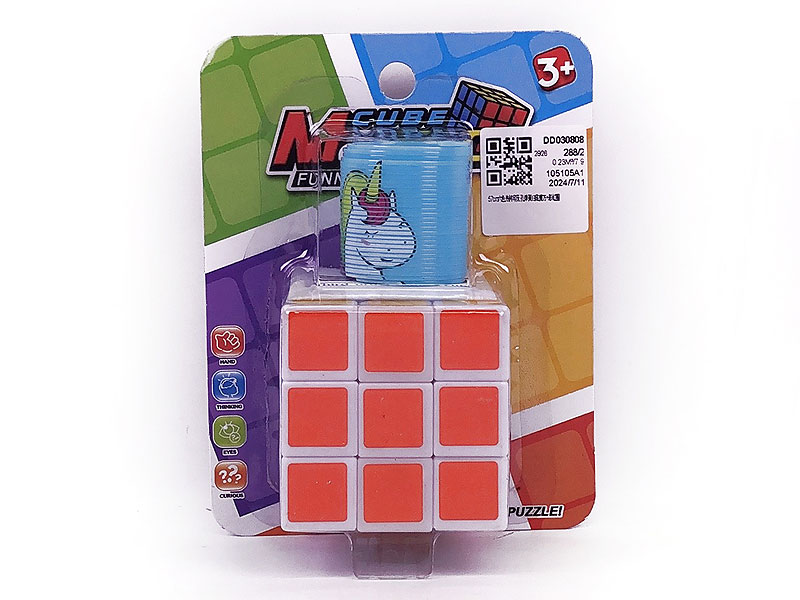 5.7cm Magic Cube & Rainbow Spring toys