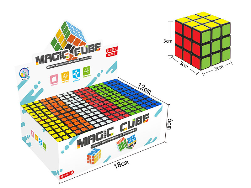 3CM Magic Cube(48in1) toys