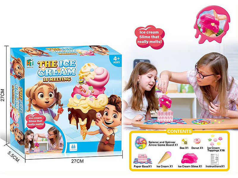 Melted ice cream toys