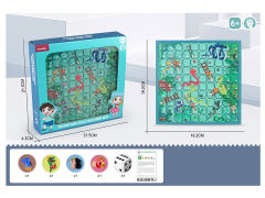 积木拼图棋盘游戏-蛇棋