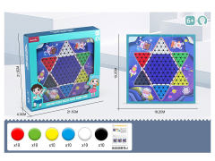 积木拼图棋盘游戏 -跳棋