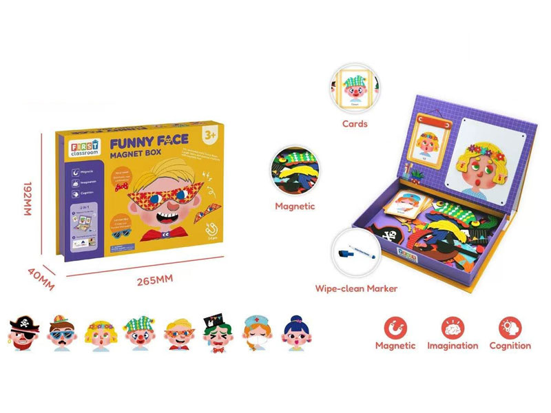 Funny Face Magnet Box toys