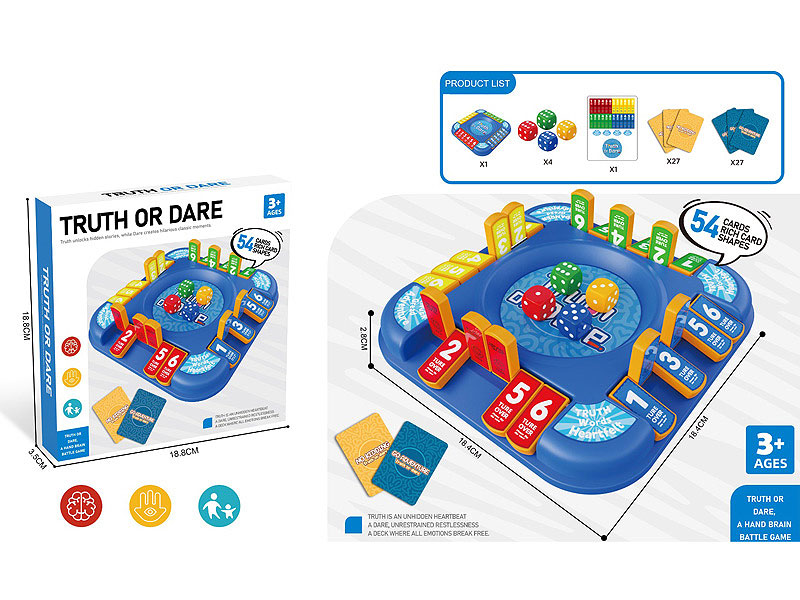 Truth Or Dare Adventure Board Game toys