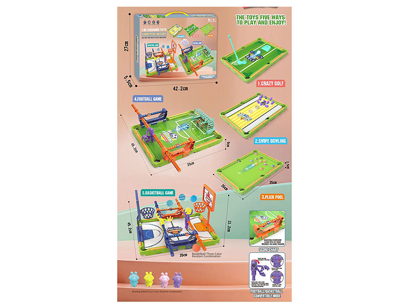 5in1 Board Game toys