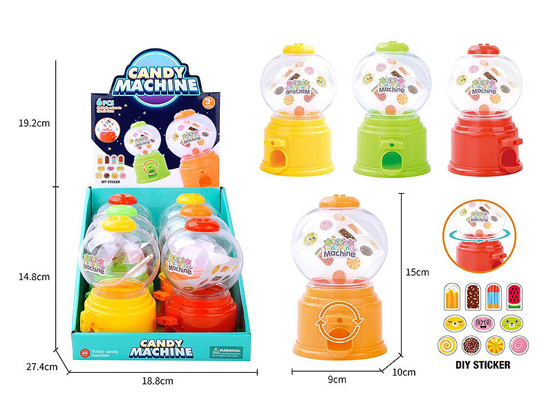 Twisting Sugar Machine(6in1) toys