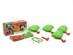 Frog Sticking Out Tongue Mask Greedy Chameleon Blowing And Playing Music toys