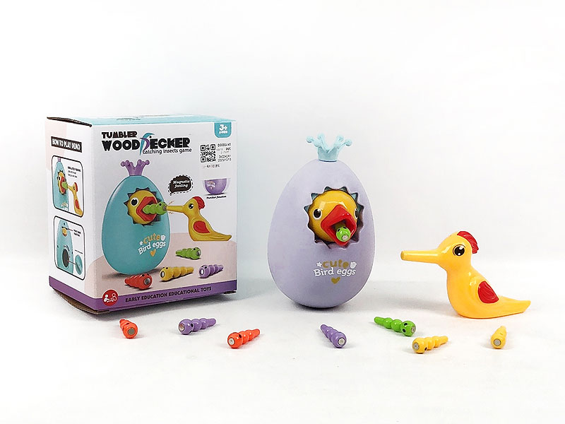 2in1 Woodpecker Catching Insects Game toys