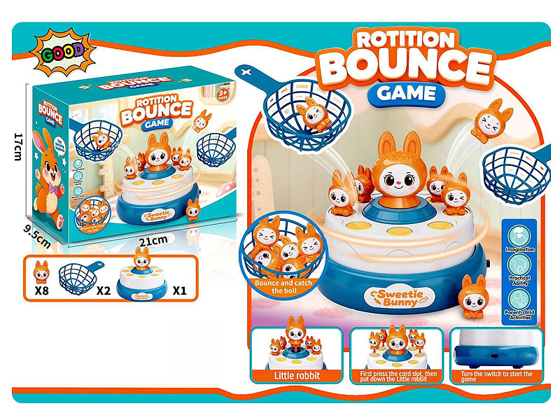 Bunny Rotating Bounce Game toys