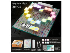 Magnetic Light-up Building Blocks(20PCS) toys