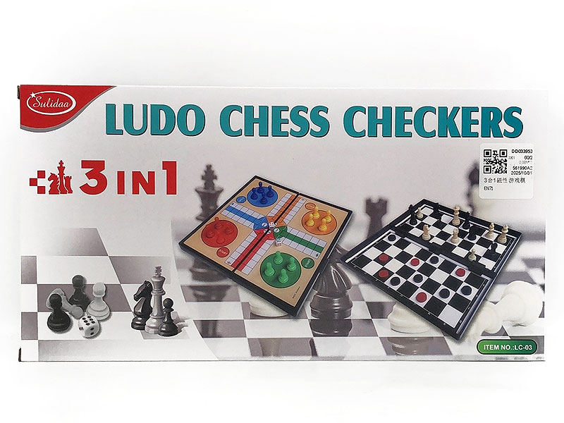 3in1 Magnetic Chess toys