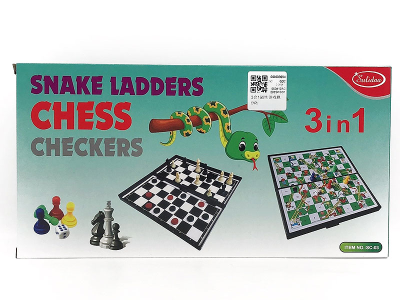 3in1 Magnetic Chess toys