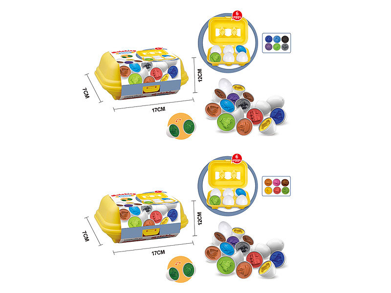 Matching Eggs(6in1) toys