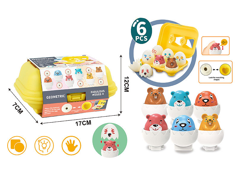 Matching Eggs W/S(6in1) toys