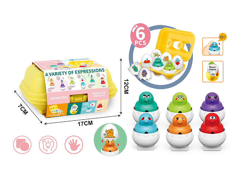 Matching Eggs W/S(6in1) toys