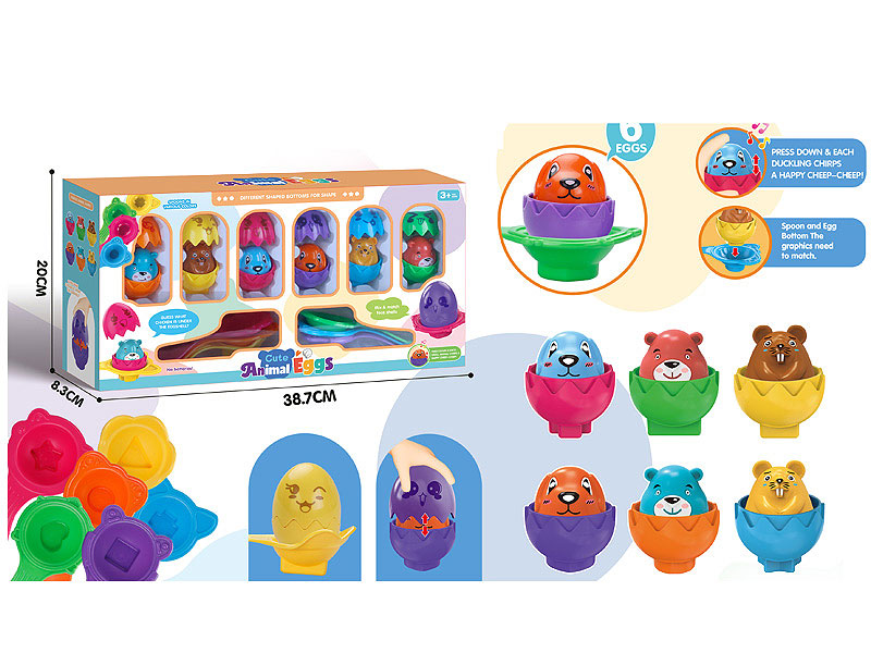 Matching Eggs W/S(6in1) toys