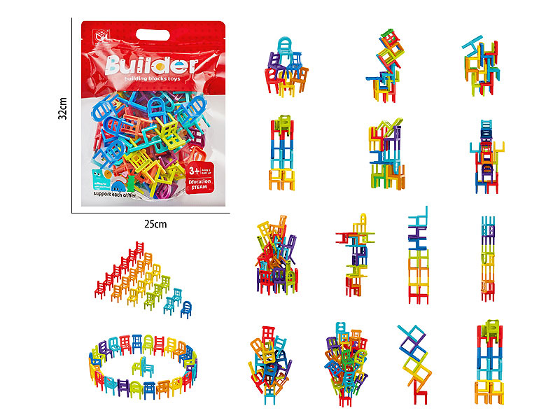 Chair Jenga(48pcs) toys