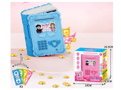 魔法书卡通存钱罐带灯光/音乐(2色)