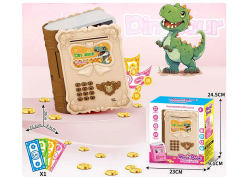 魔法书卡通存钱罐带灯光/音乐