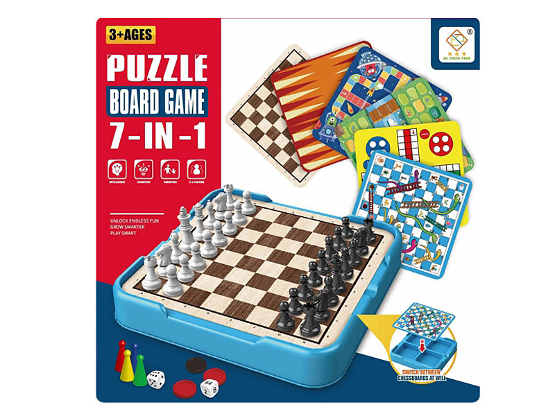 7in1 Magnetic Chess toys