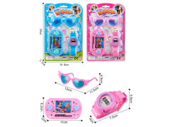 Water Game & Electronic Watch & Glasses(2C) toys