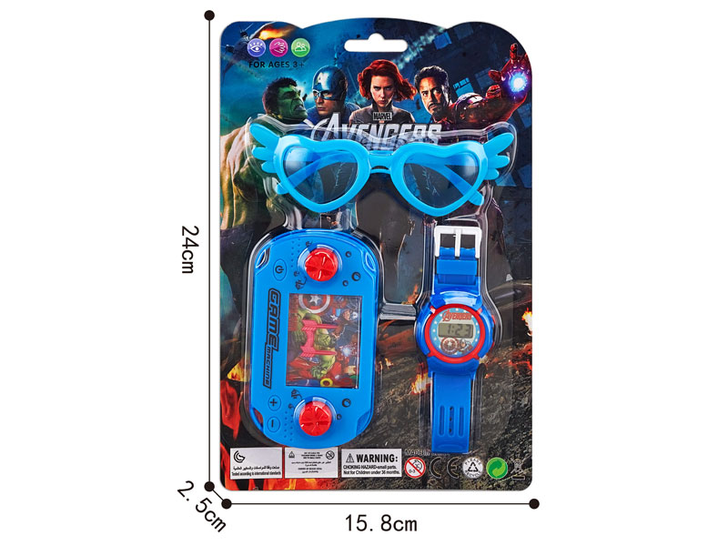 Water Game & Electronic Watch & Glasses toys