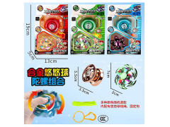 合金喷镀溜溜球指尖陀螺组合（3色）