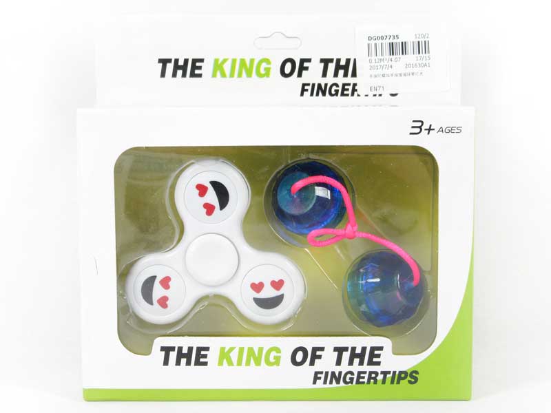 Fidget Spinner & Finger Ball W/L toys