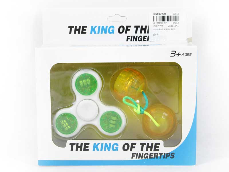 Fidget Spinner & Finger Ball W/L toys