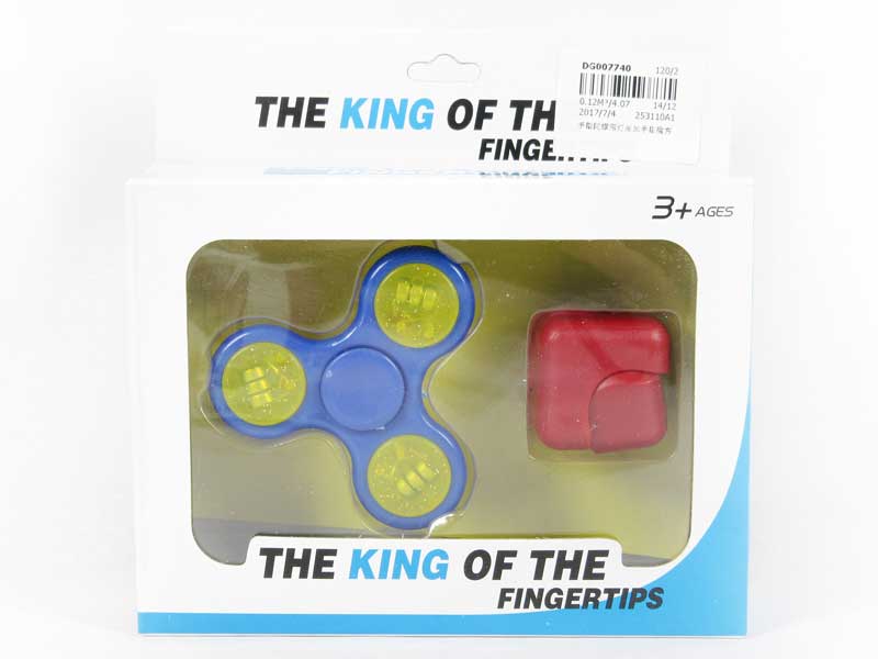 Fidget Spinner W/L & Finger Cube toys