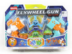 2in1 Flying Saucer Top Gun W/L(2in1)