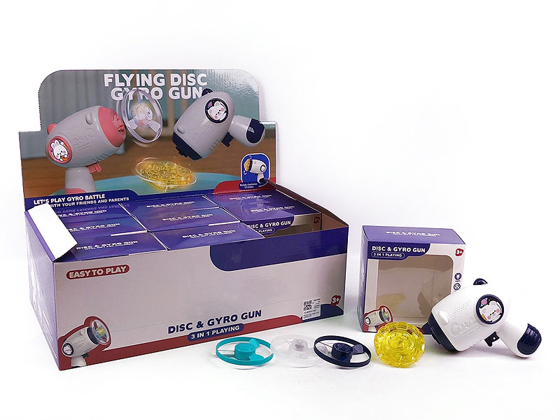 Flying Saucer Top Gun W/L(9in1) toys